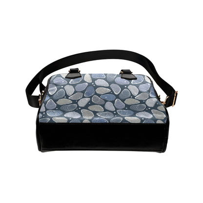 Oyster Pattern Print Design 02 Shoulder Handbag