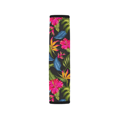 Bird Of Paradise Pattern Print Design BOP014 Car Seat Belt Cover