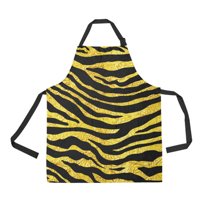 zebra Gold Apron with Pocket