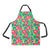 Red Hibiscus Pattern Print Design HB019 Apron with Pocket