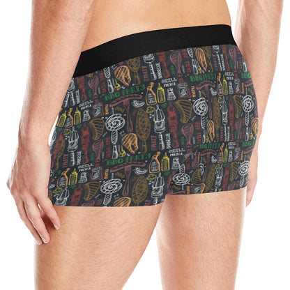Barbecue Pattern Print Design 03 Men's Boxer Briefs