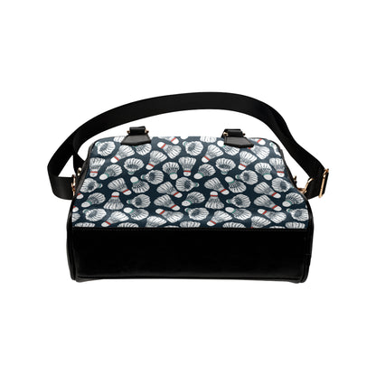 Badminton Ball Pattern Print Design 01 Shoulder Handbag