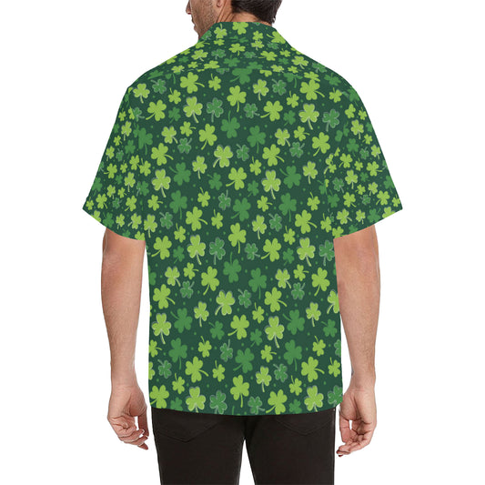 Clover  Pattern Print Design 02 Men's Hawaiian Shirt
