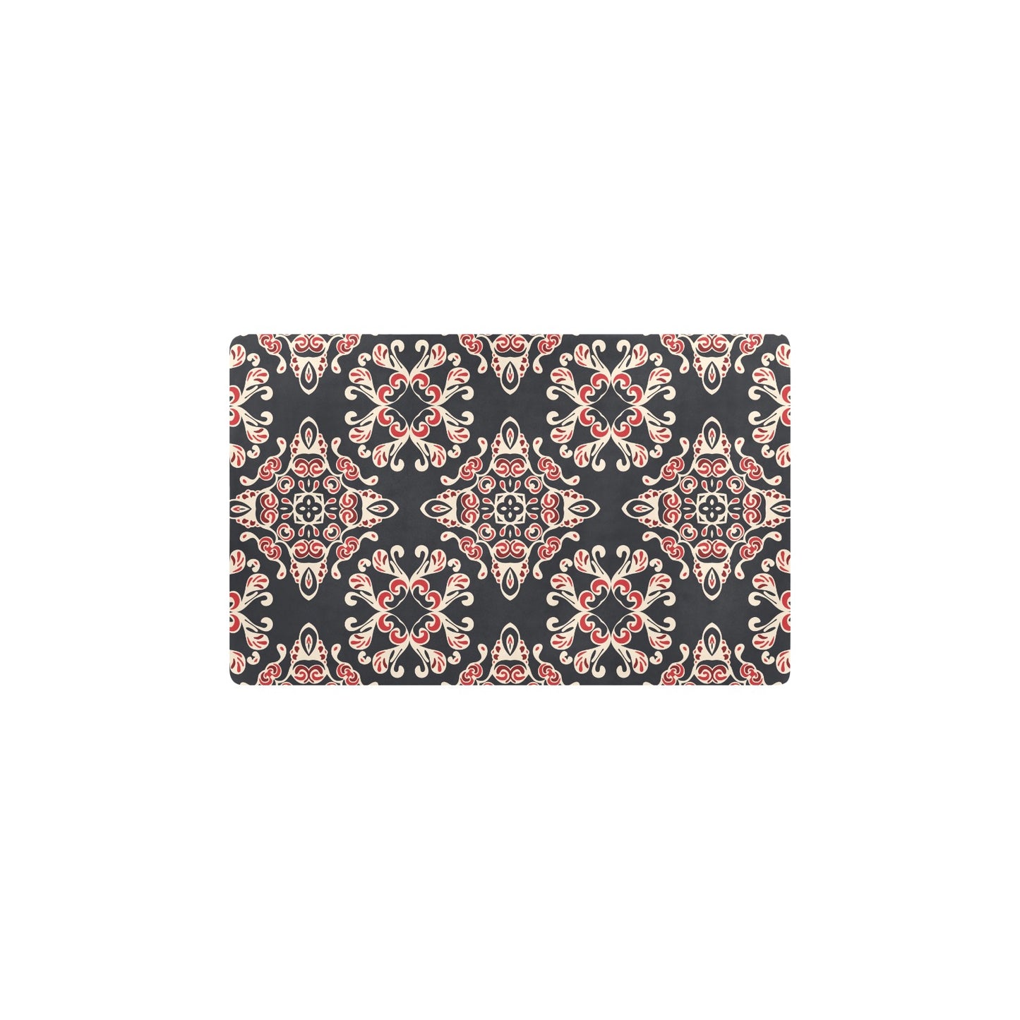 Medallion Pattern Print Design 01 Kitchen Mat