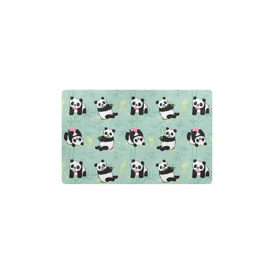 Panda Pattern Print Design A05 Kitchen Mat
