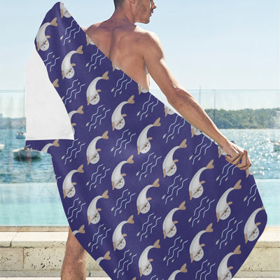 Sea Lion Print Design LKS404 Beach Towel 32" x 71"