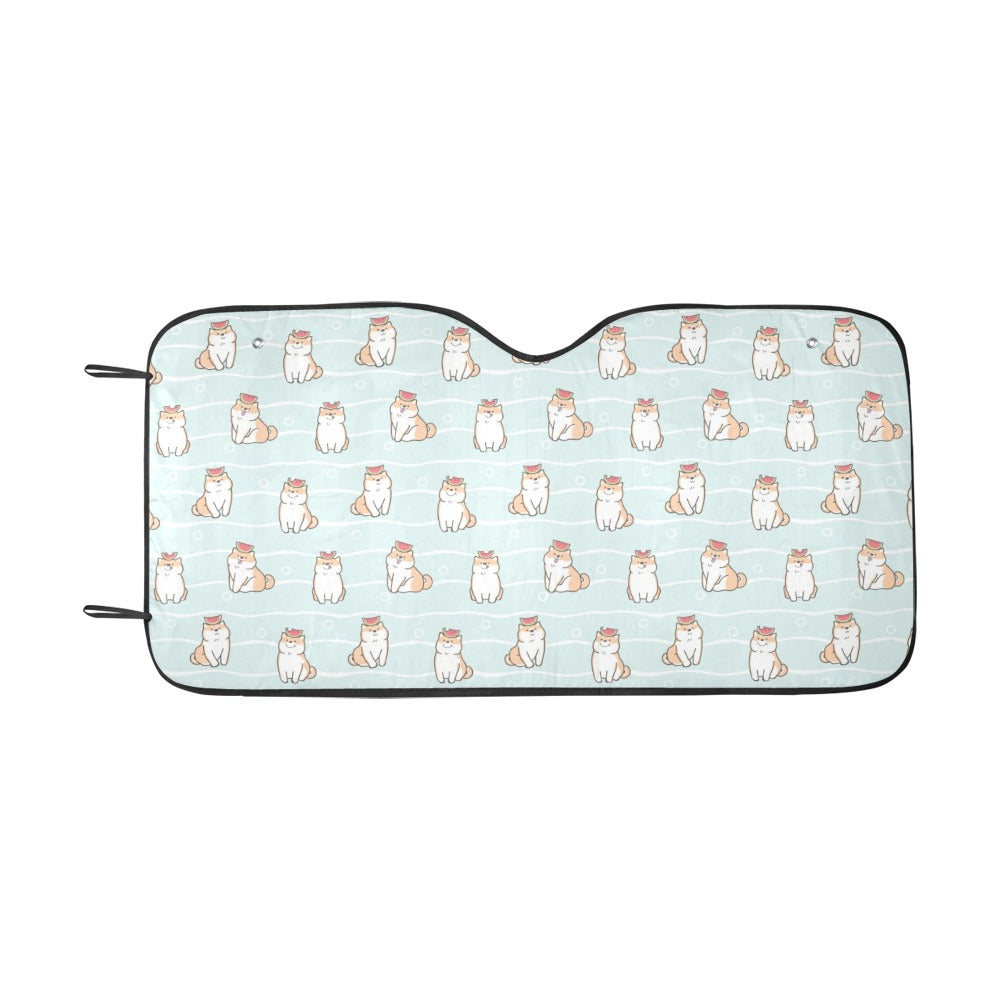 Shiba Inu Print Design LKS3011 Car front Windshield Sun Shade