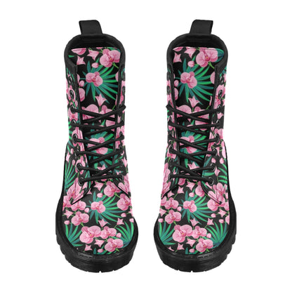 Orchid Pink Pattern Print Design OR06 Women's Boots