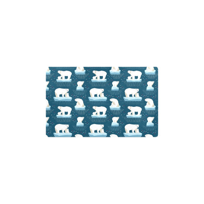 Polar Bear Pattern Print Design PB02 Kitchen Mat