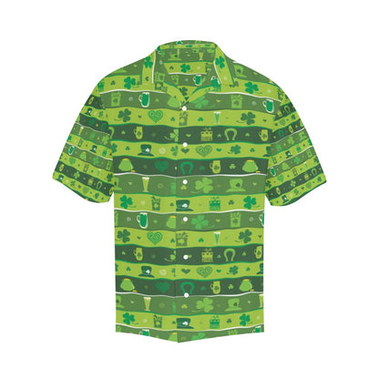 Shamrock Print Design LKS303 Men's Hawaiian Shirt