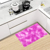 Tie Dye Pink Design Print Kitchen Mat