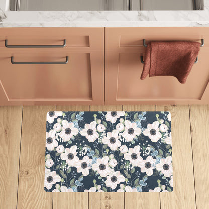 Anemone Pattern Print Design AM02 Kitchen Mat