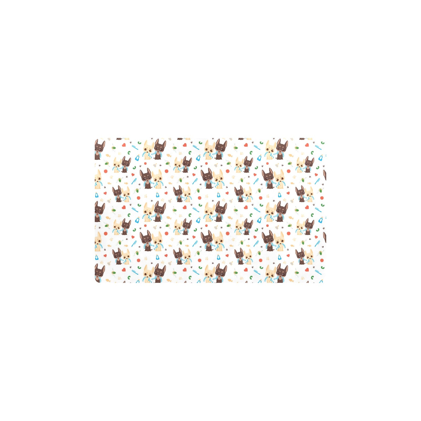 Chihuahua Pattern Print Design 06 Kitchen Mat