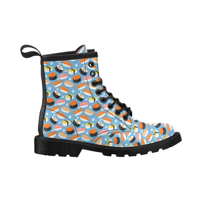 Sushi Print Design LKS304 Women's Boots