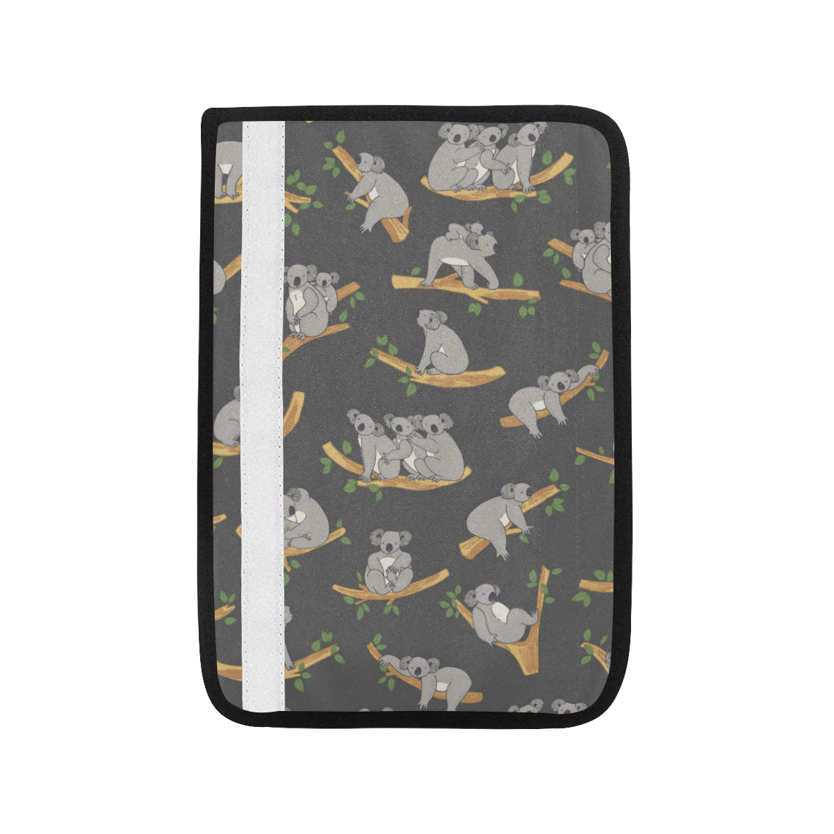 Koala Pattern Print Design 07 Car Seat Belt Cover