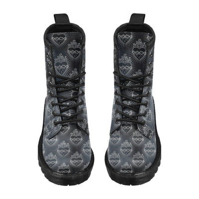 Christian Heart Tattoo Style Women's Boots