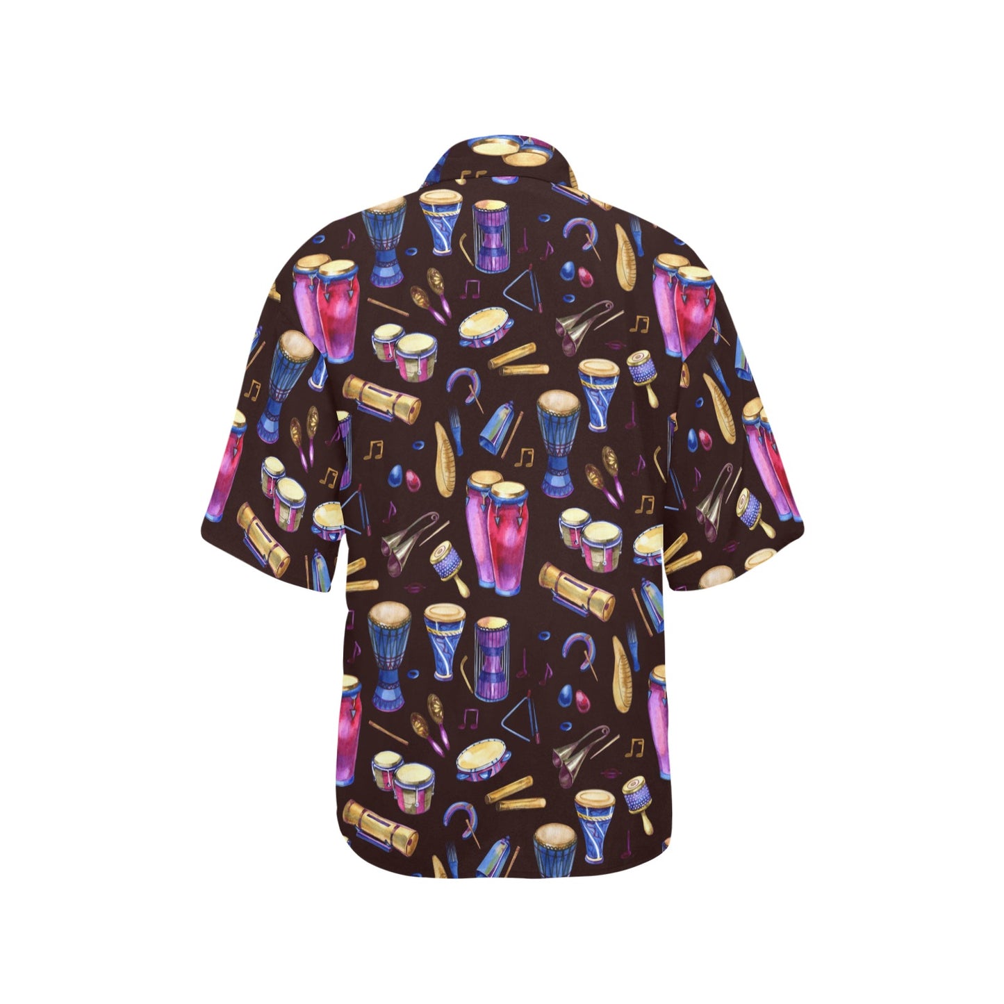 Percussion Neon Pattern Print Design 04 Women's Hawaiian Shirt