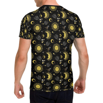 Sun Moon Print Design LKS301 Men's All Over Print T-shirt