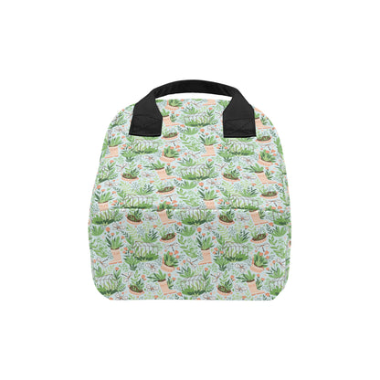 Gardening Pattern Print Design G04 Insulated Lunch Bag