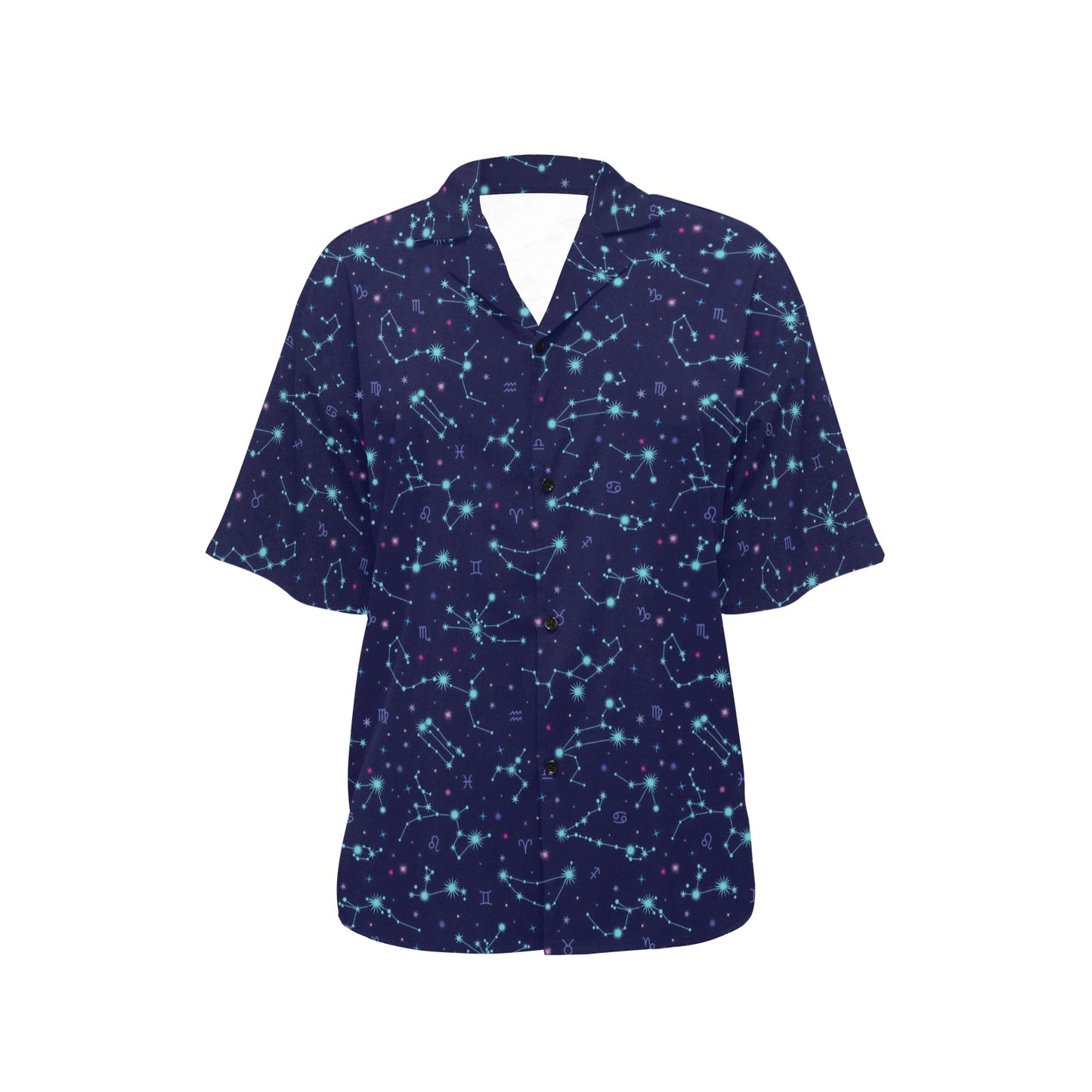Constellation Pattern Print Design 01 Women's Hawaiian Shirt