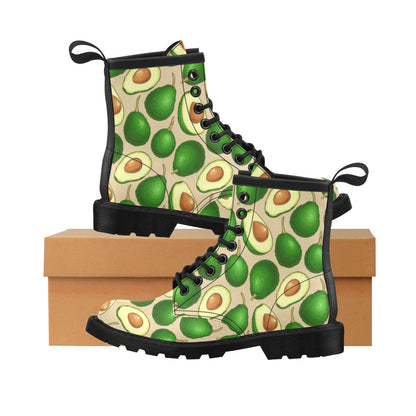 Avocado Pattern Print Design AC010 Women's Boots