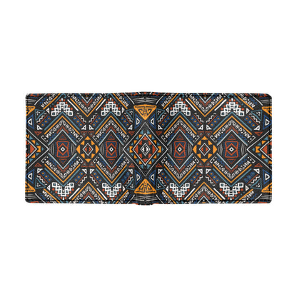 African Kente Print v2 Men's ID Card Wallet