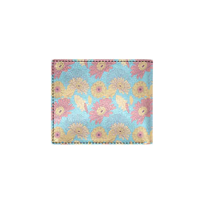 Gerberas Pattern Print Design GB04 Men's ID Card Wallet