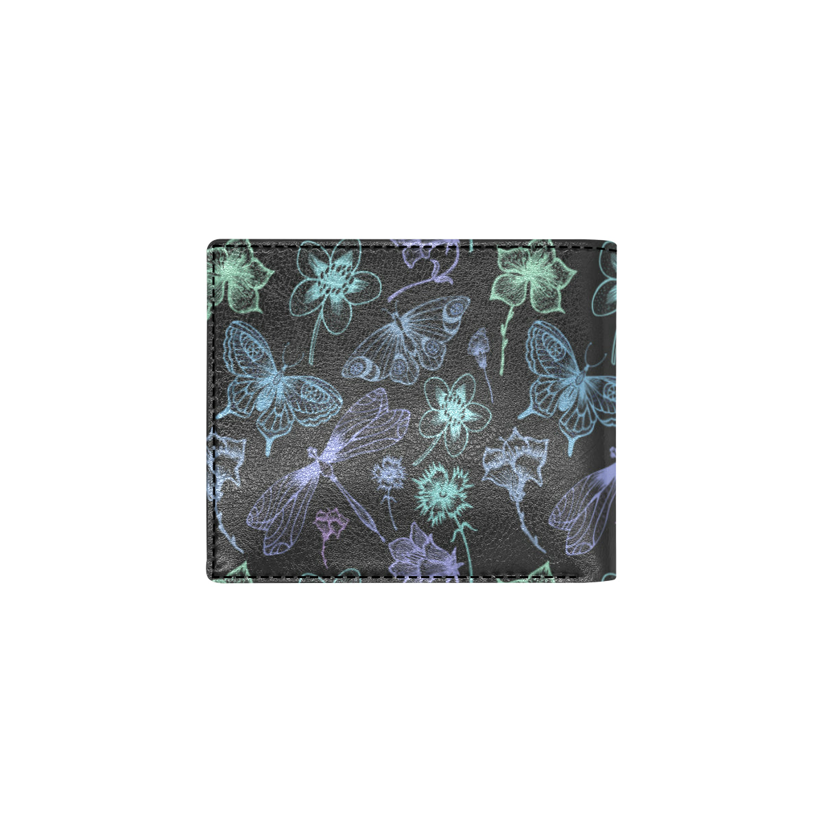 Butterfly Dragonfly Men's ID Card Wallet