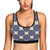 lotus Boho Pattern Print Design LO08 Sports Bra