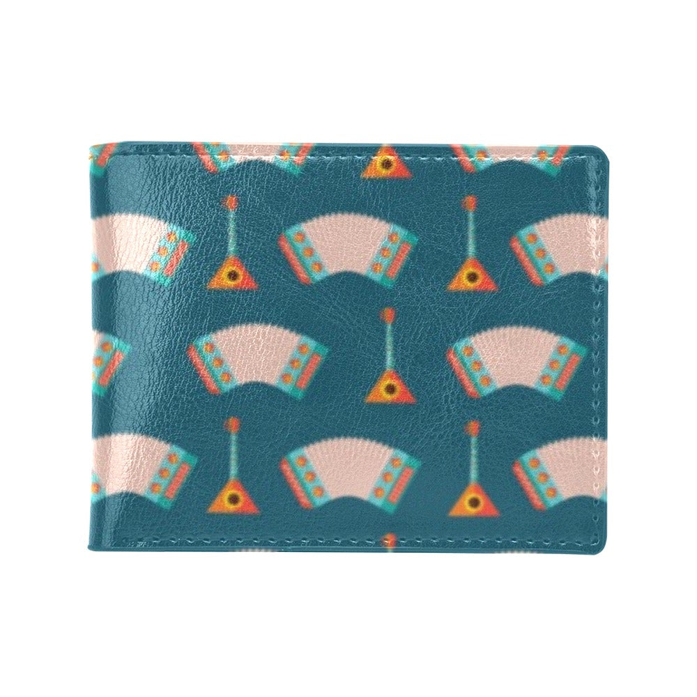 Accordion Print Design LKS402 Men's ID Card Wallet