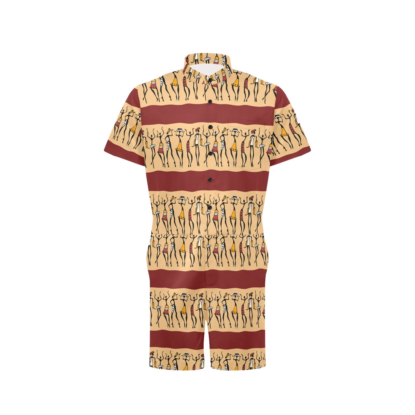 African People Men's Romper