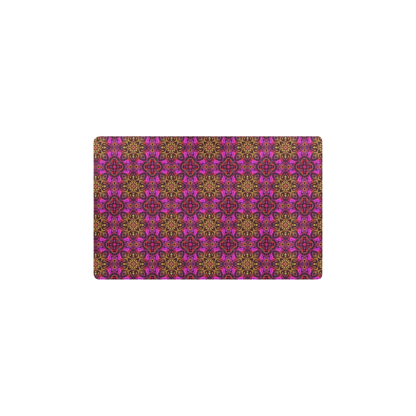 kaleidoscope Abstract Print Design Kitchen Mat