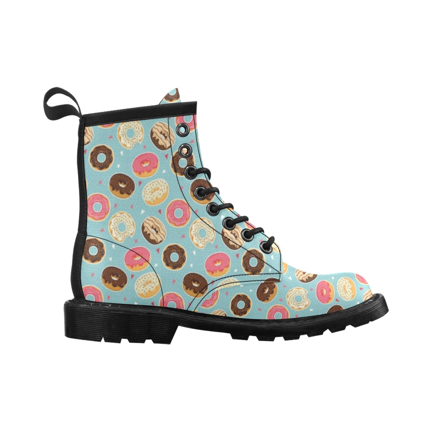 Donut Pattern Print Design DN04 Women's Boots