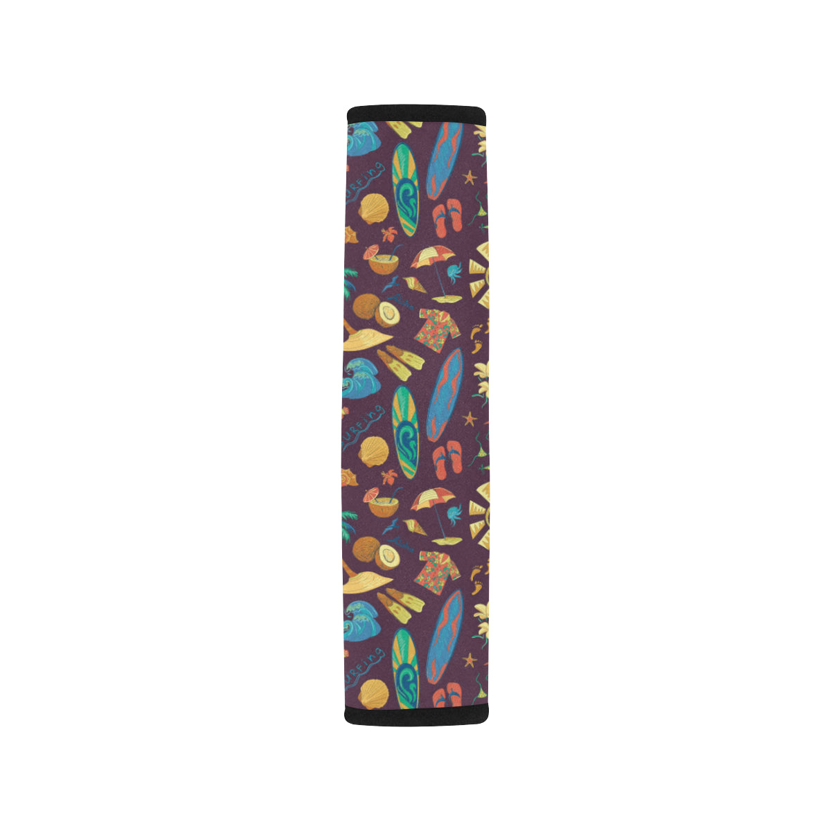 Aloha Hawaii Pattern Print Design 01 Car Seat Belt Cover