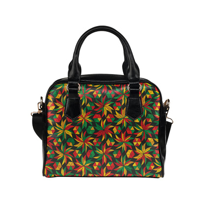 Rastafarian Pattern Print Design A03 Shoulder Handbag