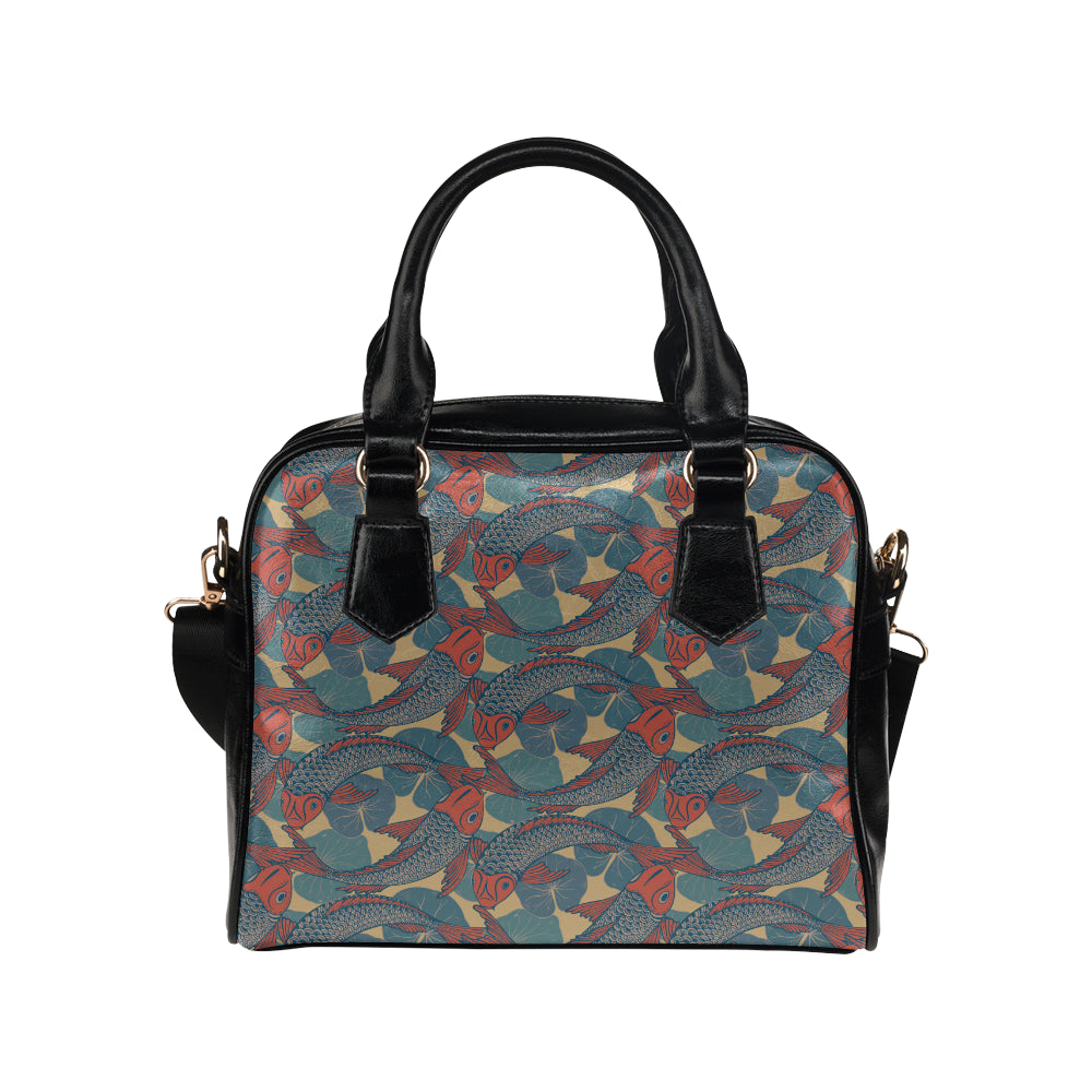Pisces Pattern Print Design A01 Shoulder Handbag