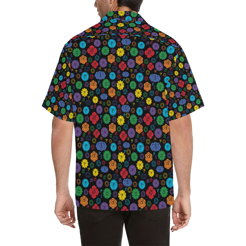 Chakra Pattern Print Design 01 Men's Hawaiian Shirt