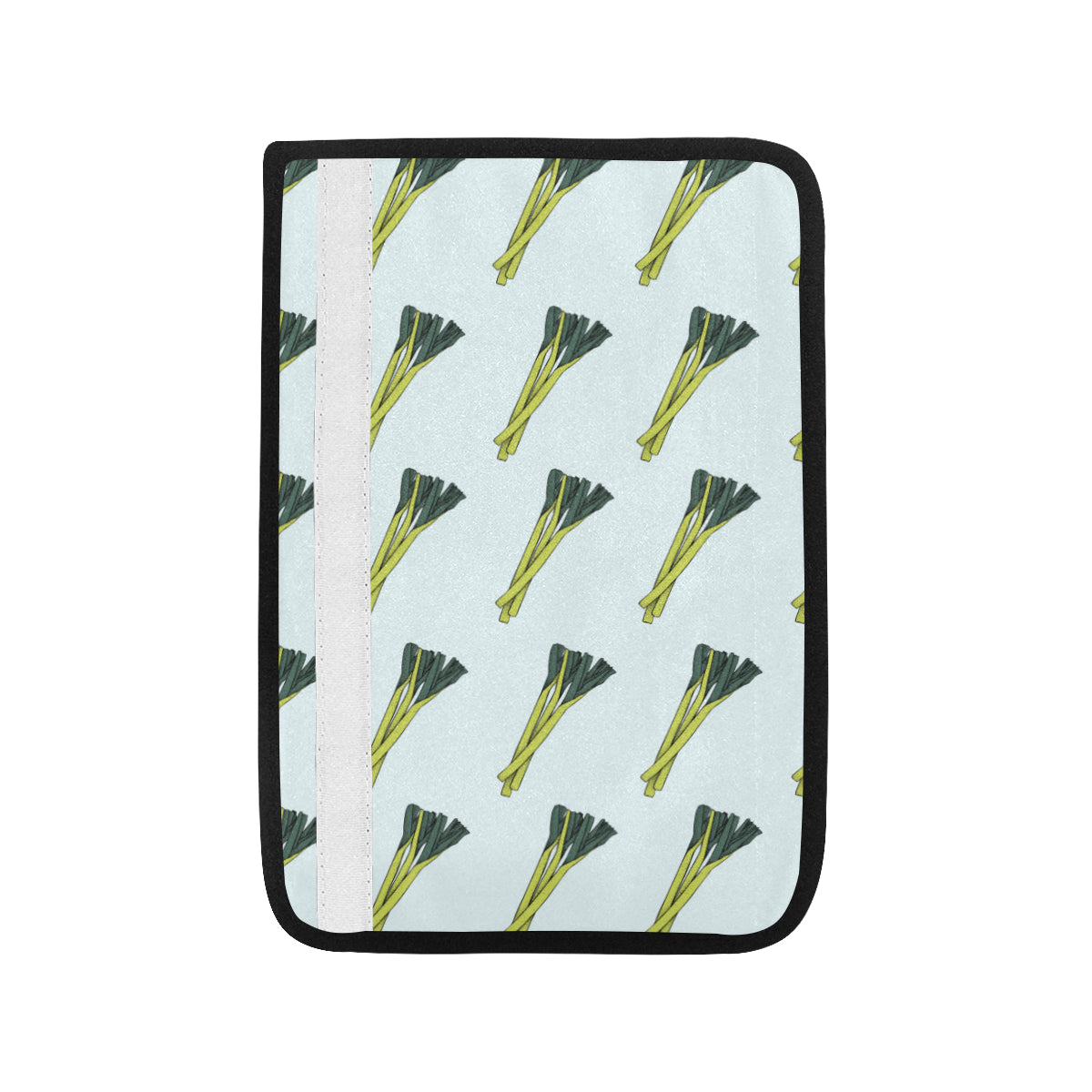 Leek Pattern Print Design 03 Car Seat Belt Cover