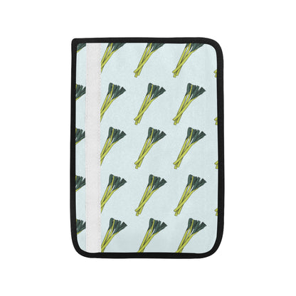 Leek Pattern Print Design 03 Car Seat Belt Cover