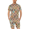 Boho Pattern Print Design 07 Men's Romper