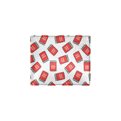 Bible Pattern Print Design 03 Men's ID Card Wallet