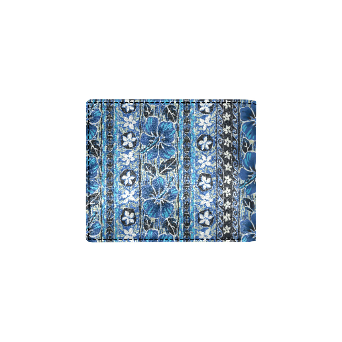 Hawaiian Themed Pattern Print Design H012 Men's ID Card Wallet