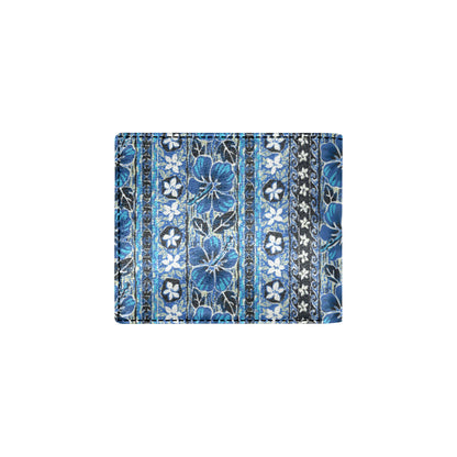 Hawaiian Themed Pattern Print Design H012 Men's ID Card Wallet