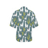 Llama Cactus Pattern Print Design 03 Women's Hawaiian Shirt