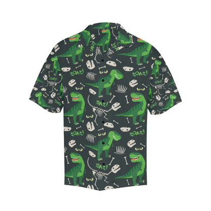 T Rex Pattern Print Design A05 Men's Hawaiian Shirt