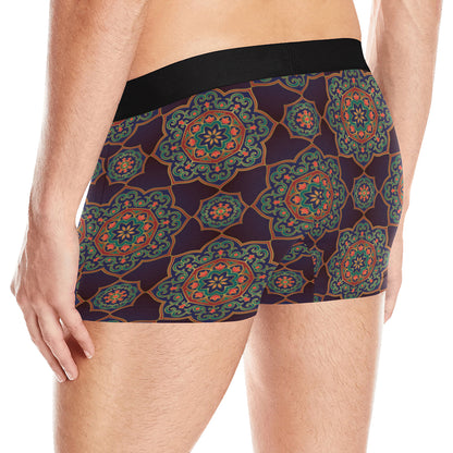 Medallion Pattern Print Design 03 Men's Boxer Briefs