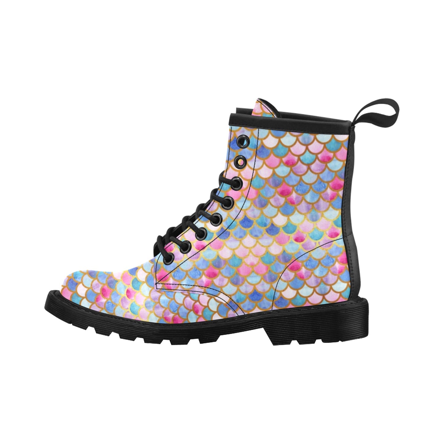 Scales Print Design LKS401 Women's Boots