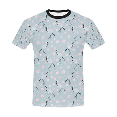 Sakura Bird Print Design LKS304 Men's All Over Print T-shirt