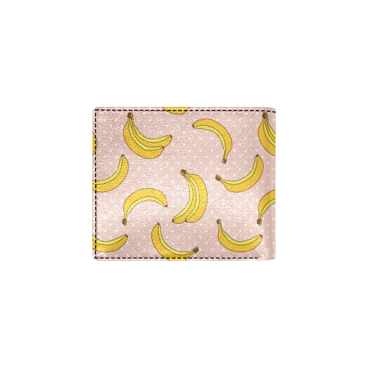 Banana Pattern Print Design BA06 Men's ID Card Wallet