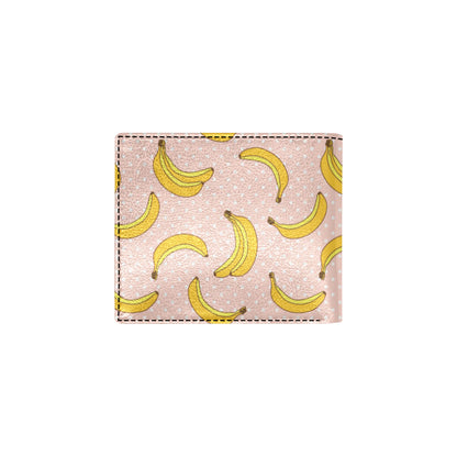Banana Pattern Print Design BA06 Men's ID Card Wallet